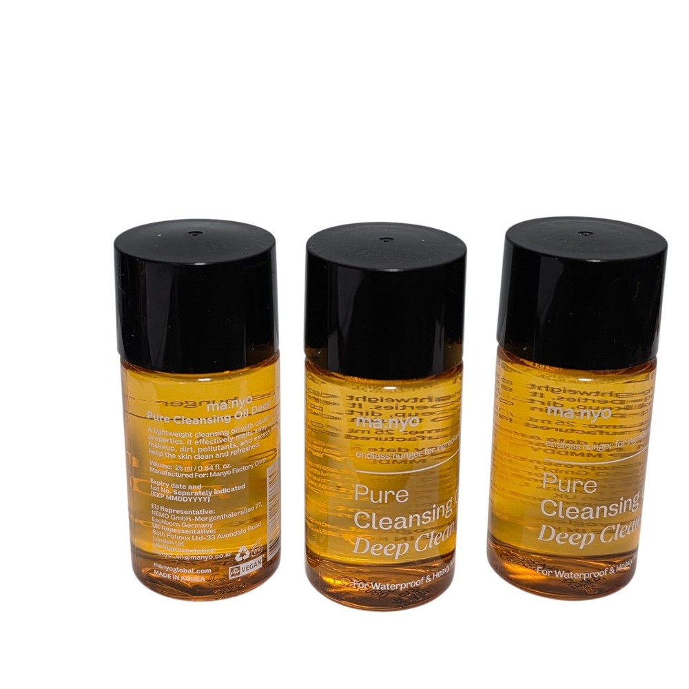 Manyo Pure Cleansing Oil Deep Clean 25ml 0.84 fl oz for Waterproof Heavy Makeup - Picture 2 of 11